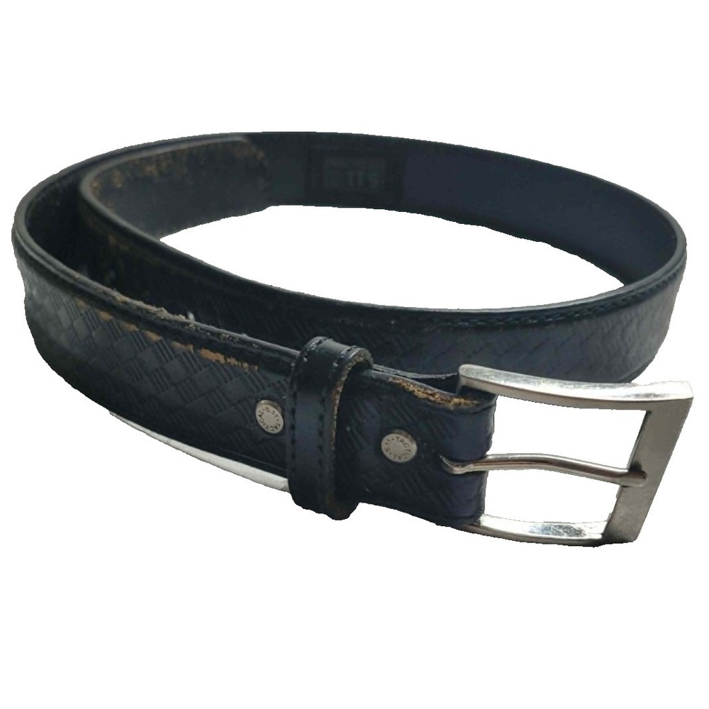 5.11‎ Tactical Casual Belt Black Basket Weave Men's L 36-38 Model 59603